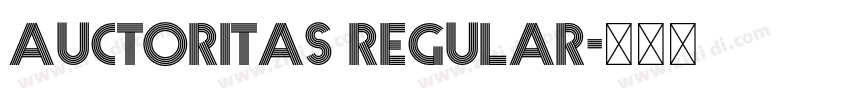 Auctoritas Regular字体转换 Auctoritas Regular字体转换